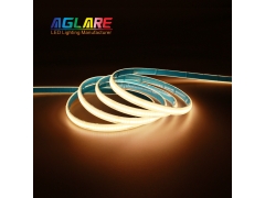 Single Colour COB LED Strip - COB LED Strip Light Tape 12V 24V 480LEDs 9W/m 3000K