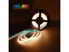 Single Colour COB LED Strip - COB LED Strip Light Tape 12V 24V 480LEDs 9W/m 3000K