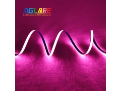 Single Colour COB LED Strip - DC24V/12V COB LED Strip Lights Width 10mm - Pink - 480 LEDs - 9W/m