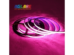 Single Colour COB LED Strip - DC24V/12V COB LED Strip Lights Width 10mm - Pink - 480 LEDs - 9W/m
