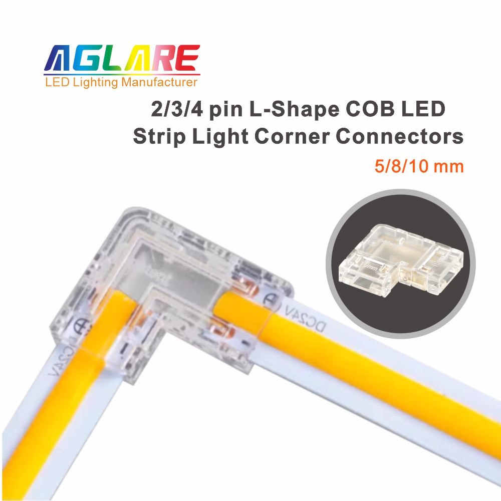 led strip l shape connector